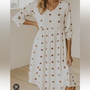 NWT White Summer Dress, S